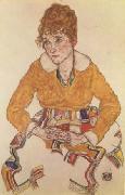 Egon Schiele Portrait of the Artist's Wife (mk12) Sweden oil painting artist